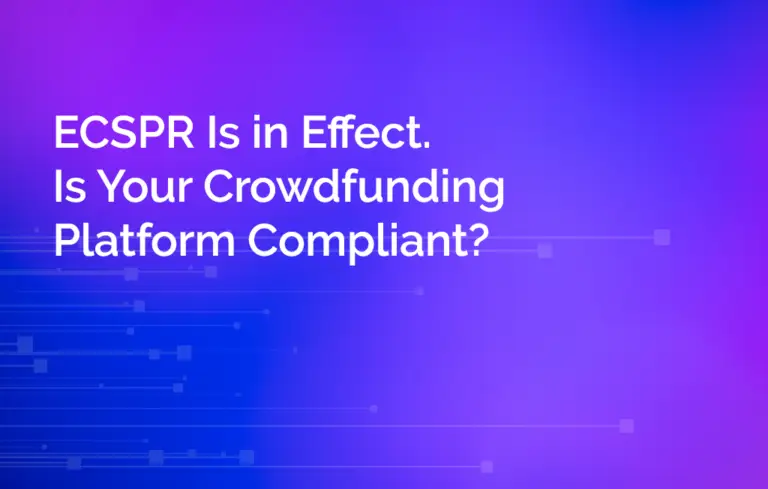 ECSPR Crowdfunding Platform Compliance