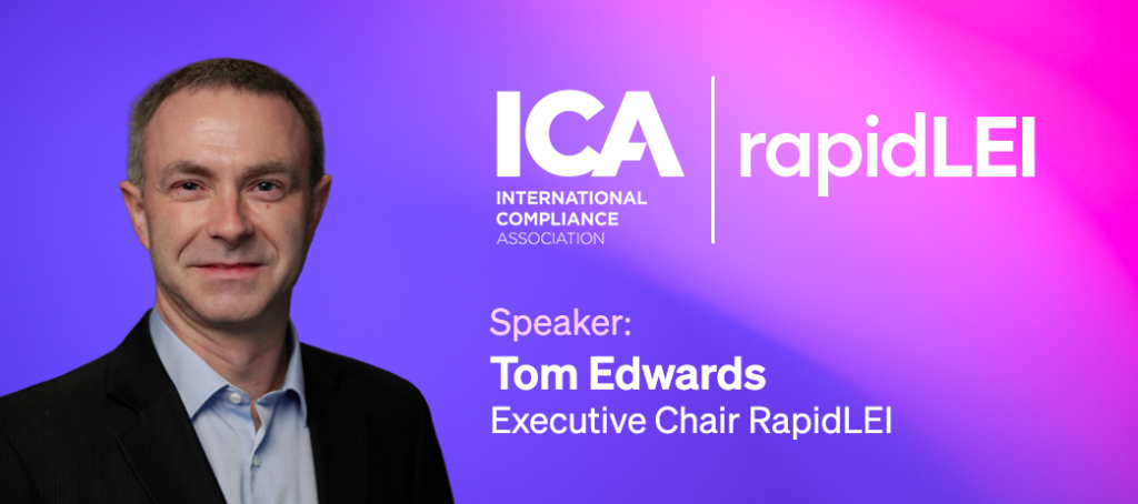 Tom Edwards RapidLEI - ICA Speaker